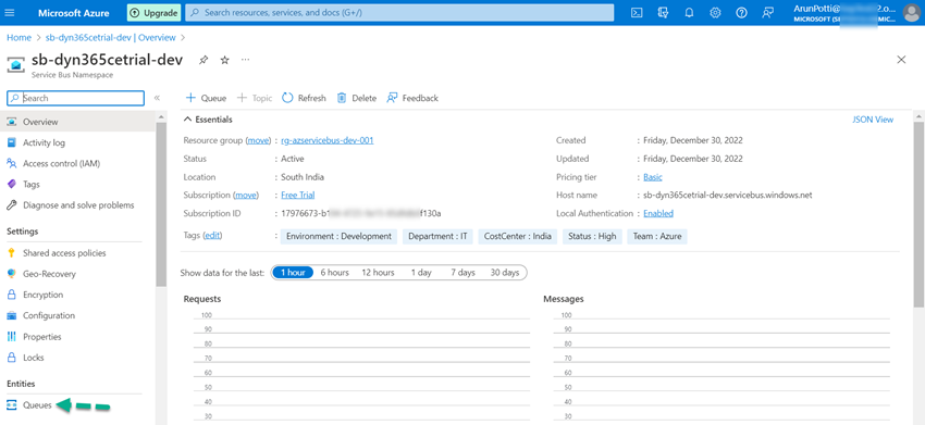 How To Create Azure Service Bus And Queue In Microsoft Azure Portal